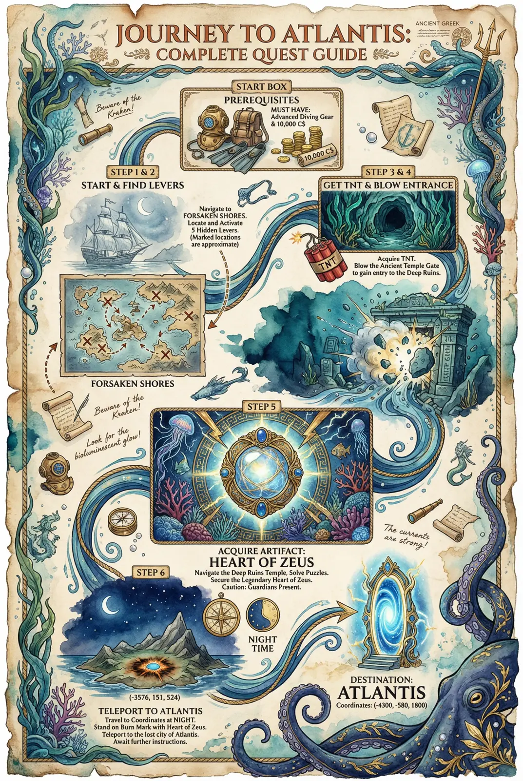 How to Get to Atlantis in Fisch